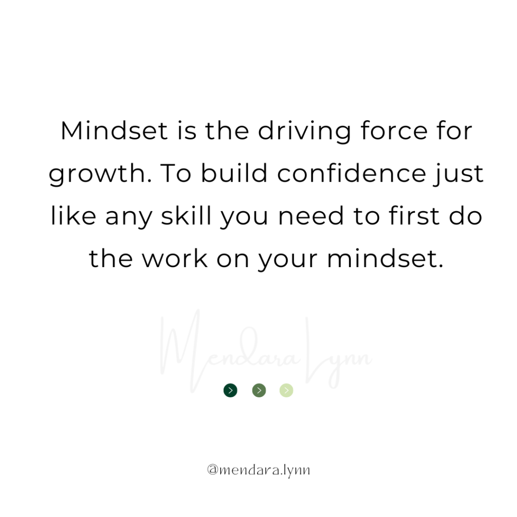 mindset is the driving force